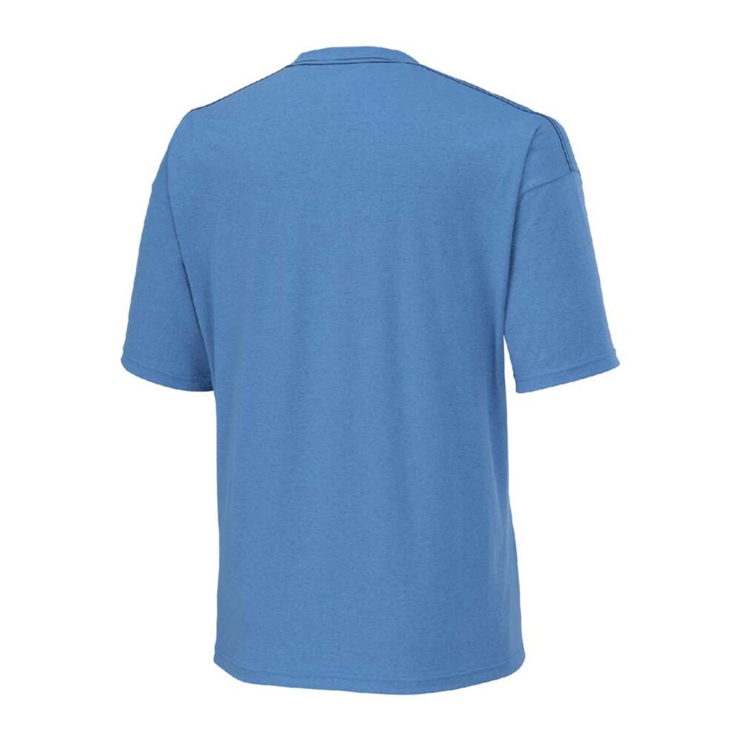 ルーズフィットグラフィックTシャツ パリジャンブルー XL