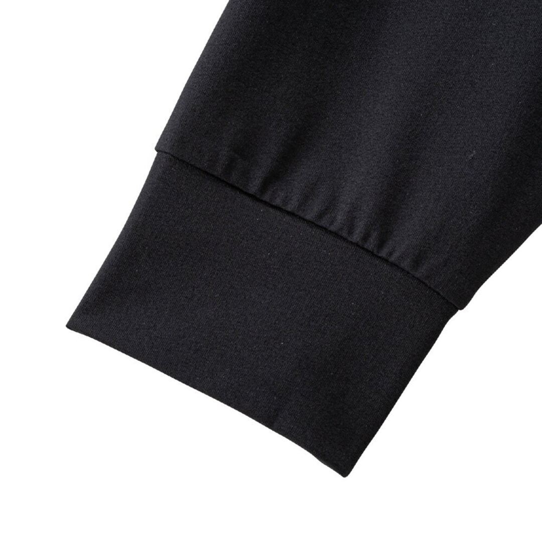 ルーズフィットTシャツ(長袖) ブラック XS