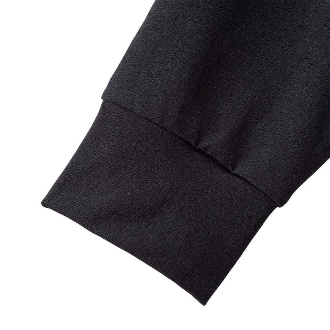 ルーズフィットTシャツ(長袖) ブラック XL