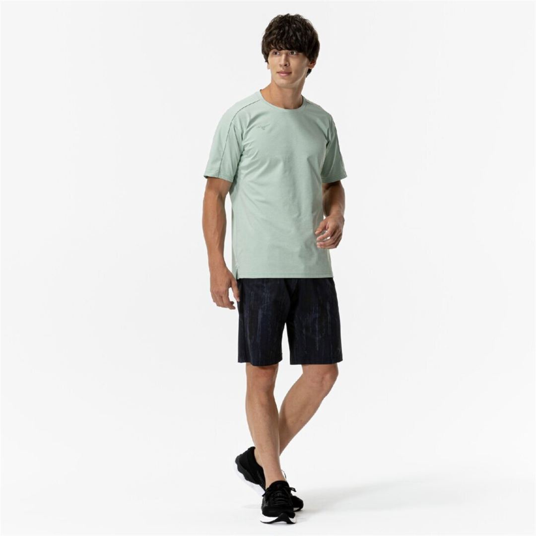 ソフトドライTシャツ フロスティグリーン S