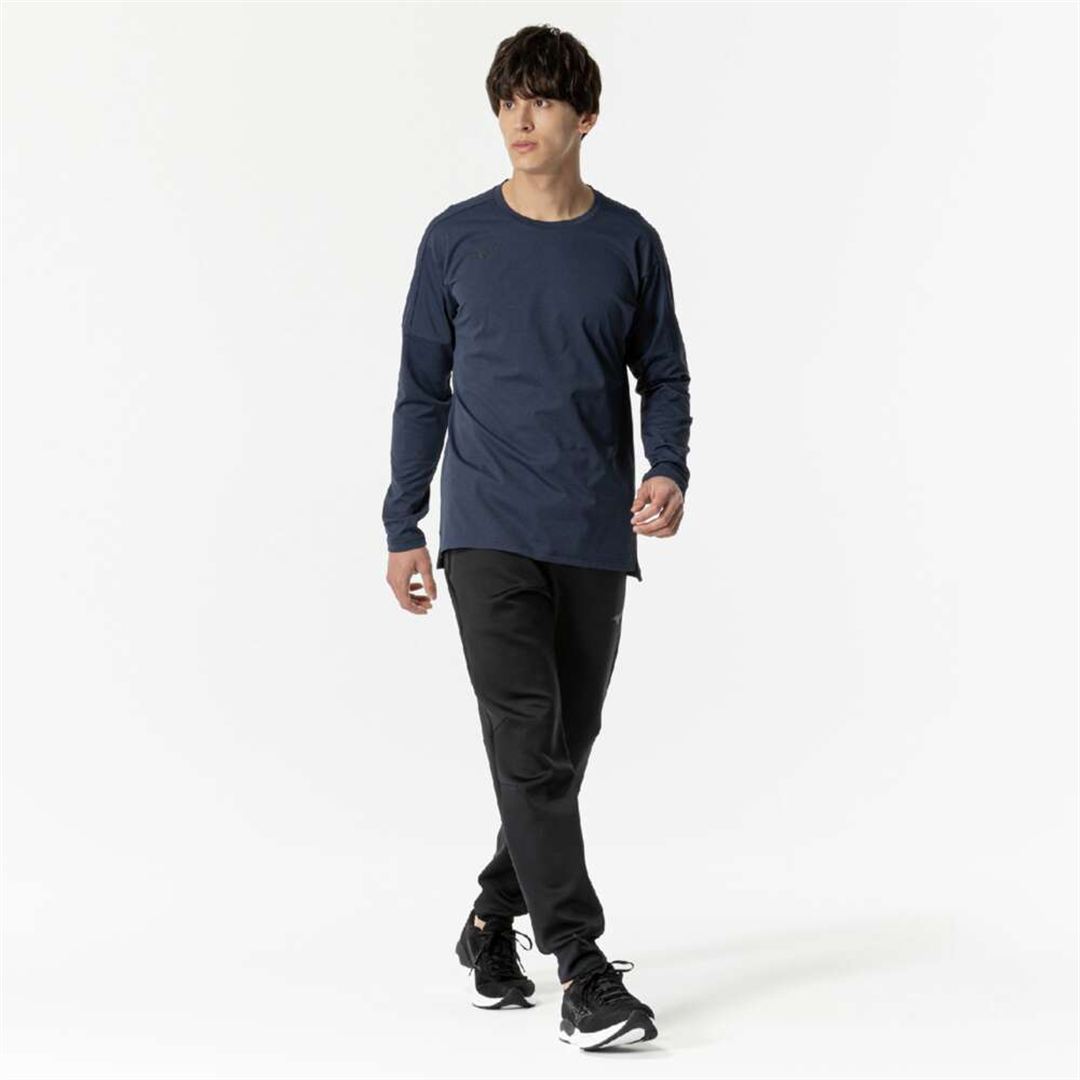 ソフトドライTシャツ(長袖) ページエントブルー XL