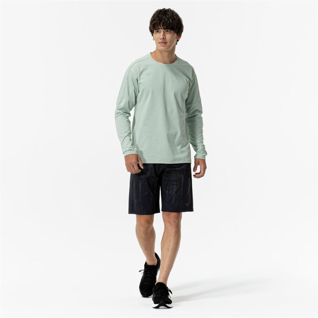 ソフトドライTシャツ(長袖) フロスティグリーン XL