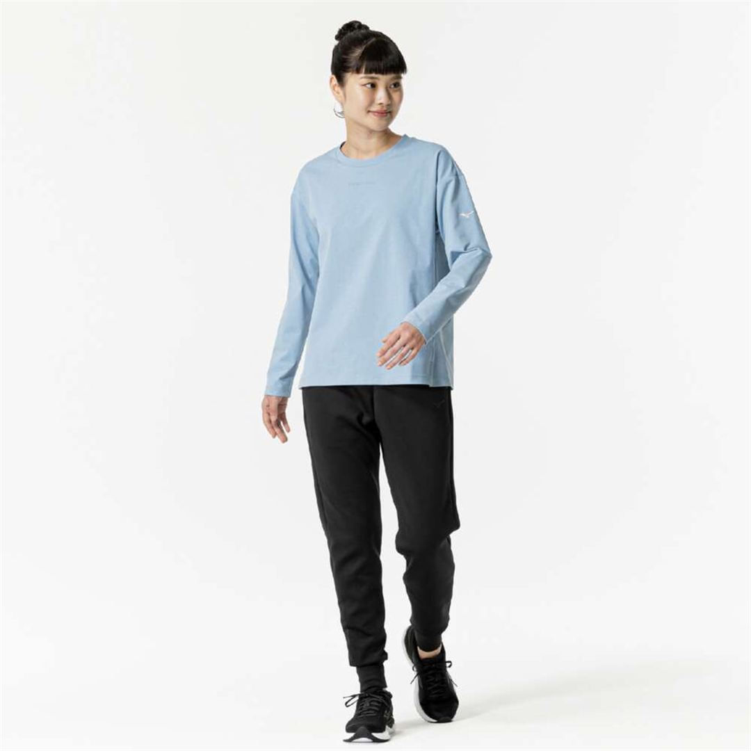 ソフトドライTシャツ(長袖) グレイシアブルー XL