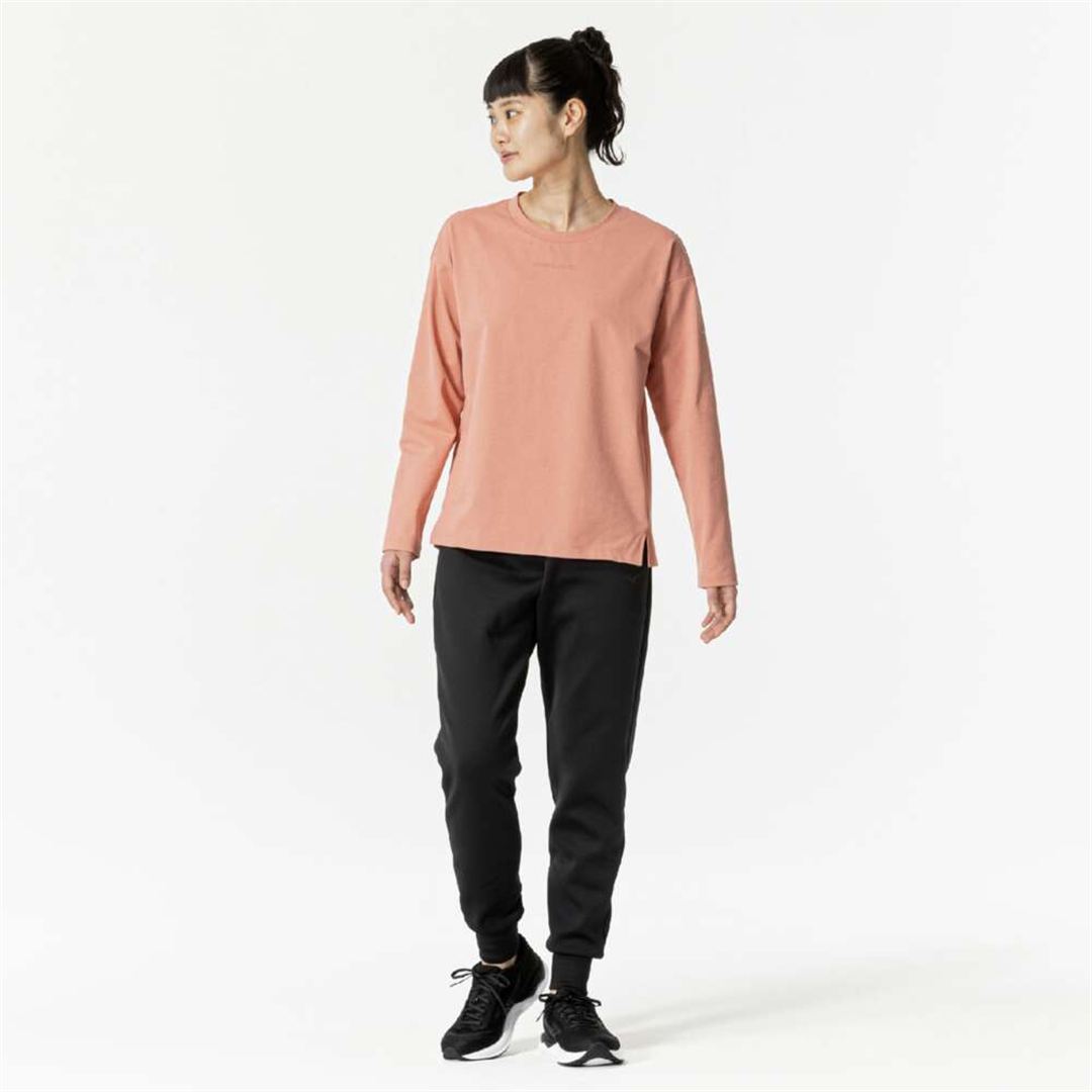 ソフトドライTシャツ(長袖) テラコッタオレンジ XL