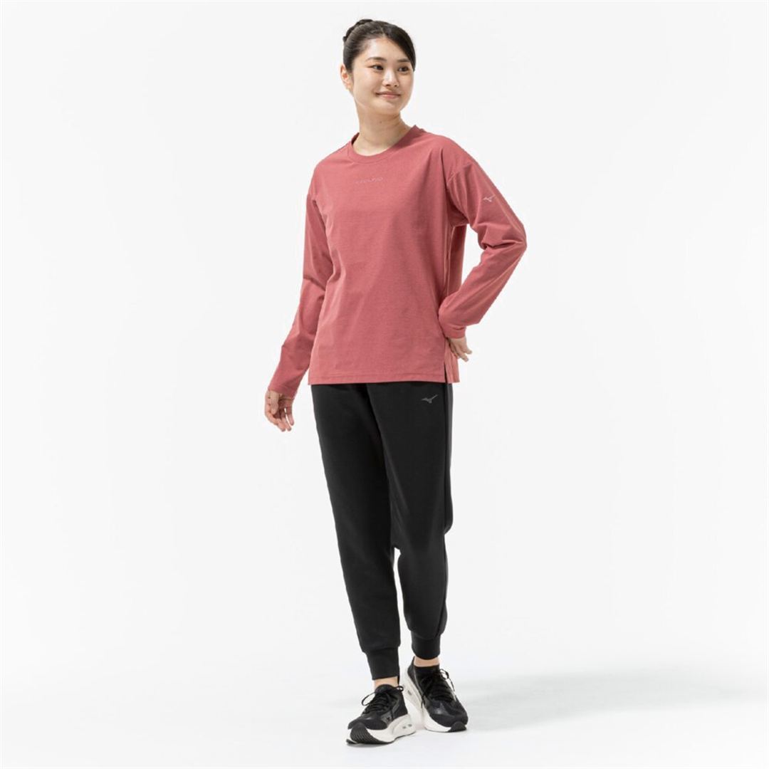ソフトドライTシャツ(長袖) モーブピンク XL