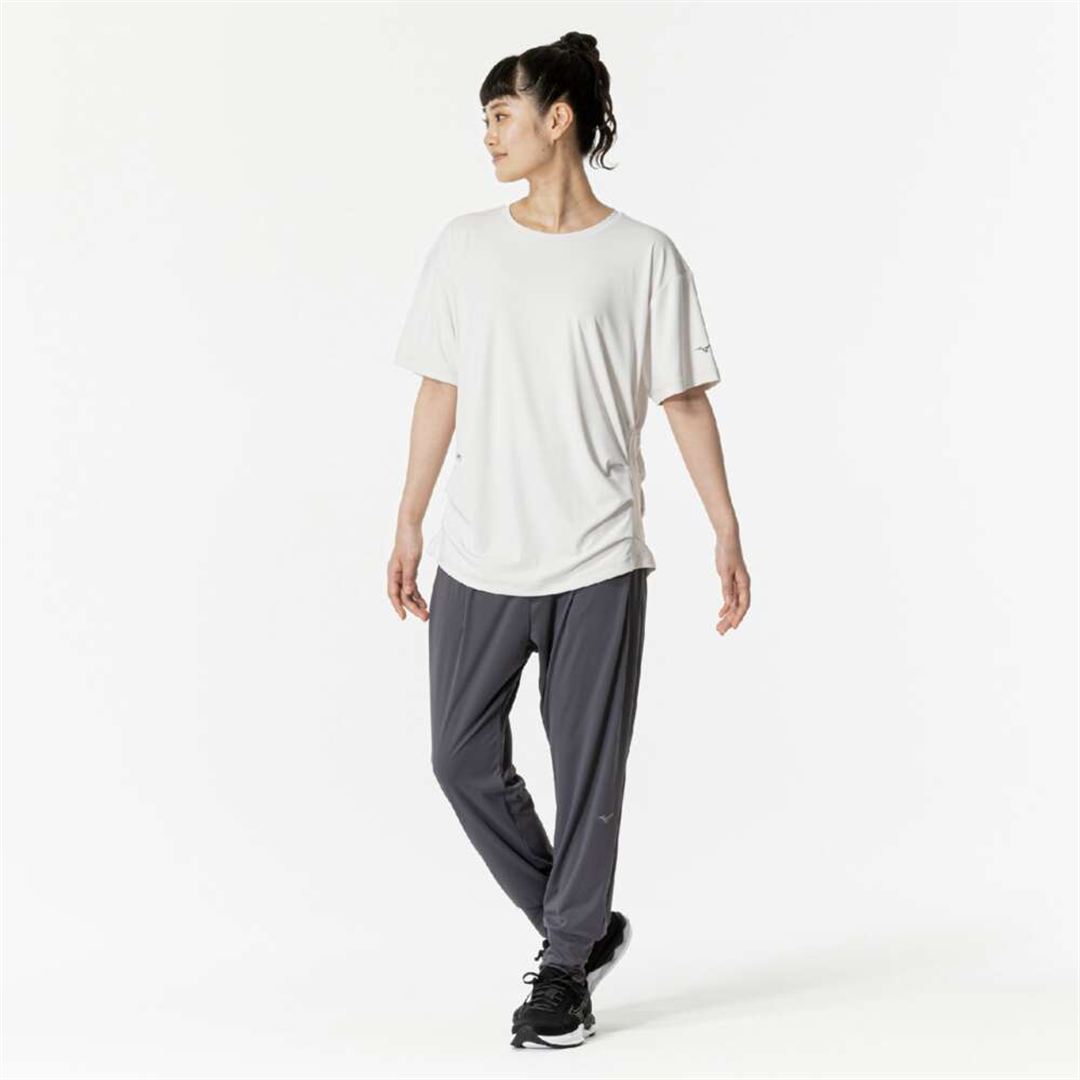 ストレッチスムースTシャツ ホワイトサンド S