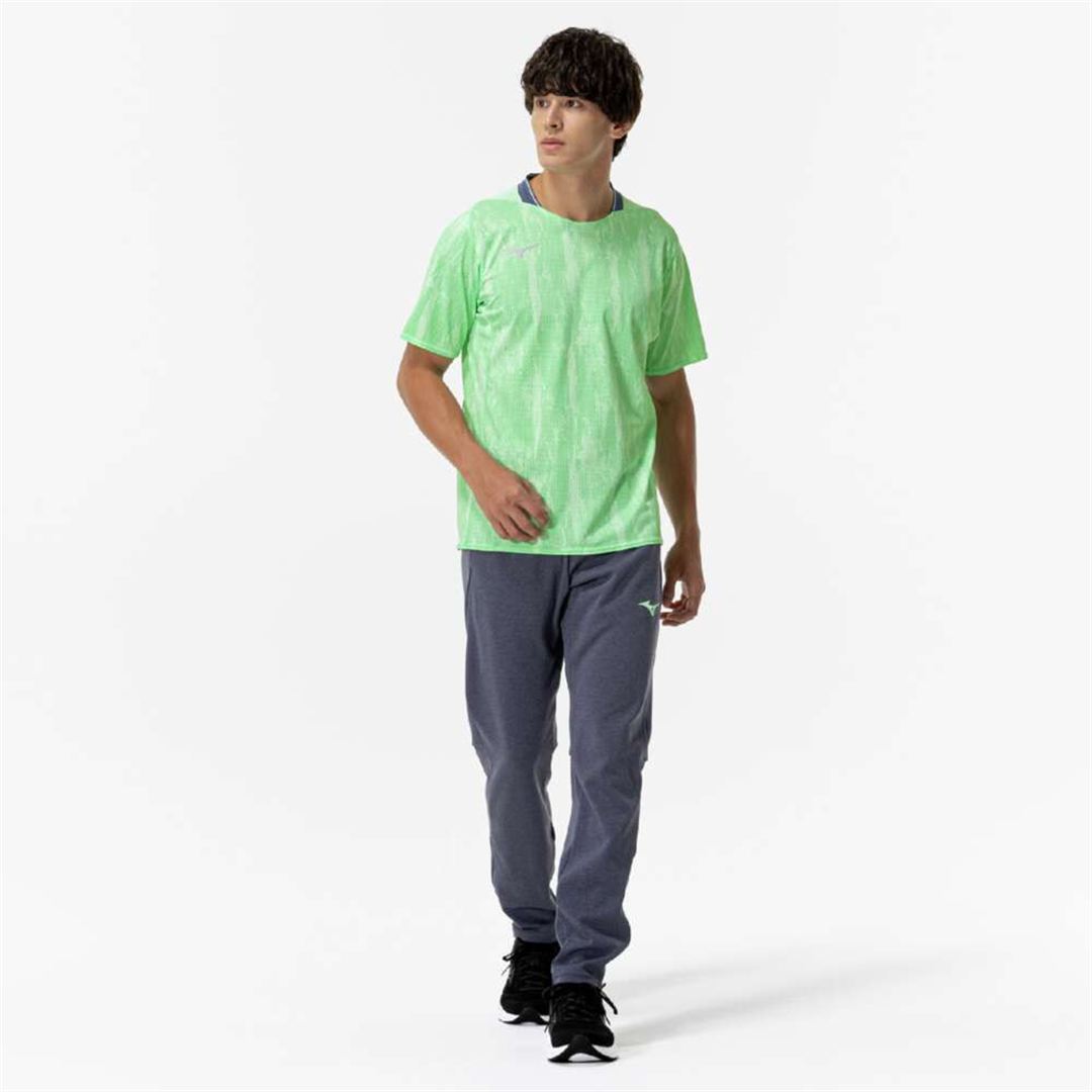 【汗処理／通気】ドライエアロフローラピッドTシャツ ネオミント XS