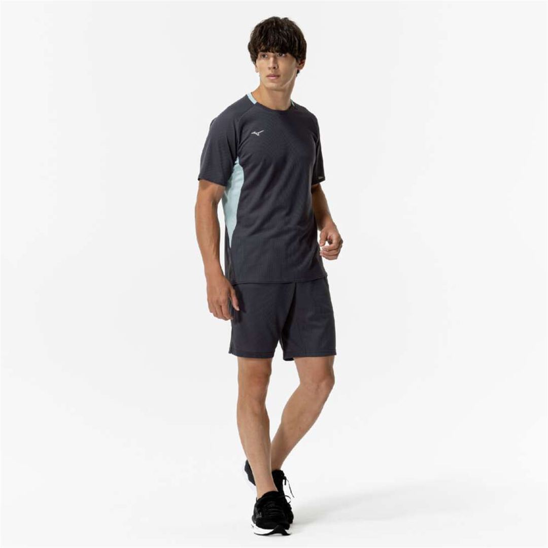 【汗処理／通気】ドライエアロフローTシャツ インディアグレー S