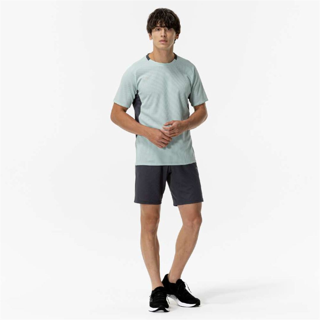 【汗処理／通気】ドライエアロフローTシャツ シトラスグリーン S