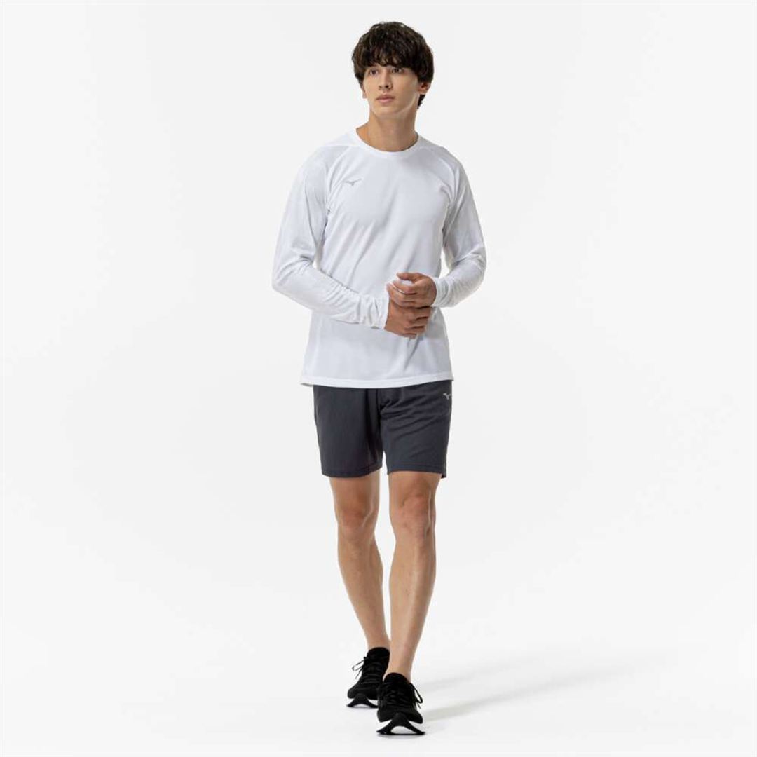 クイックドライTシャツ(長袖) ホワイト S