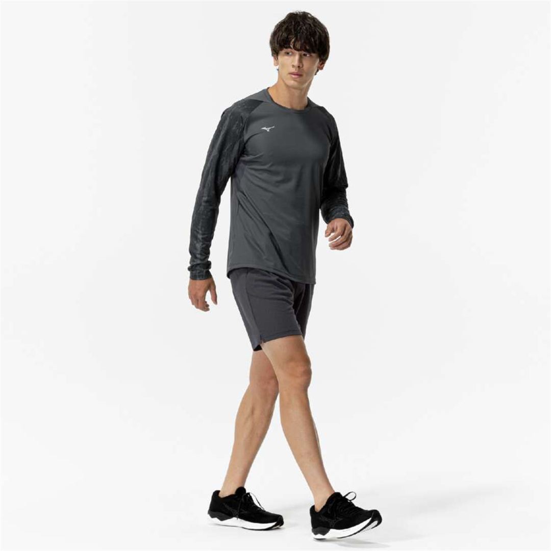 クイックドライTシャツ(長袖) インディアグレー XL