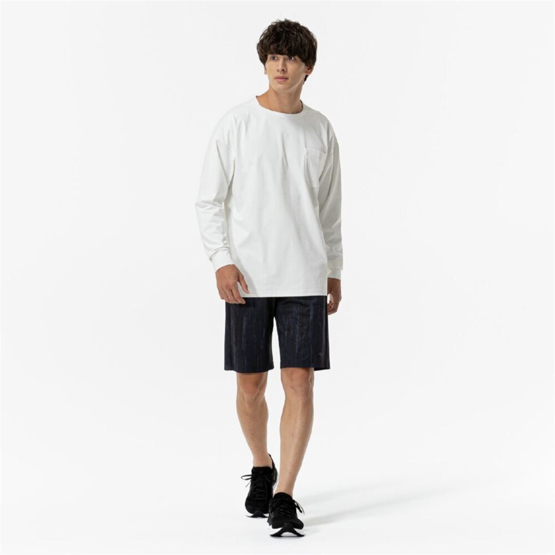ソフトドライTシャツ(長袖) スノーホワイト XL