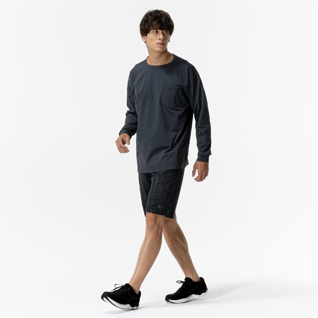 ソフトドライTシャツ(長袖) ダークネイビー XL