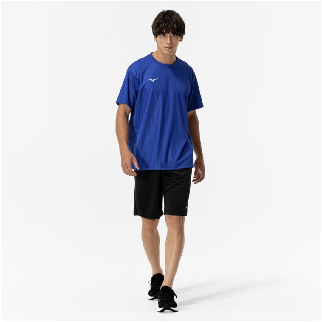 ナビドライTシャツ(半袖／丸首) サーフブルー×ホワイト XL