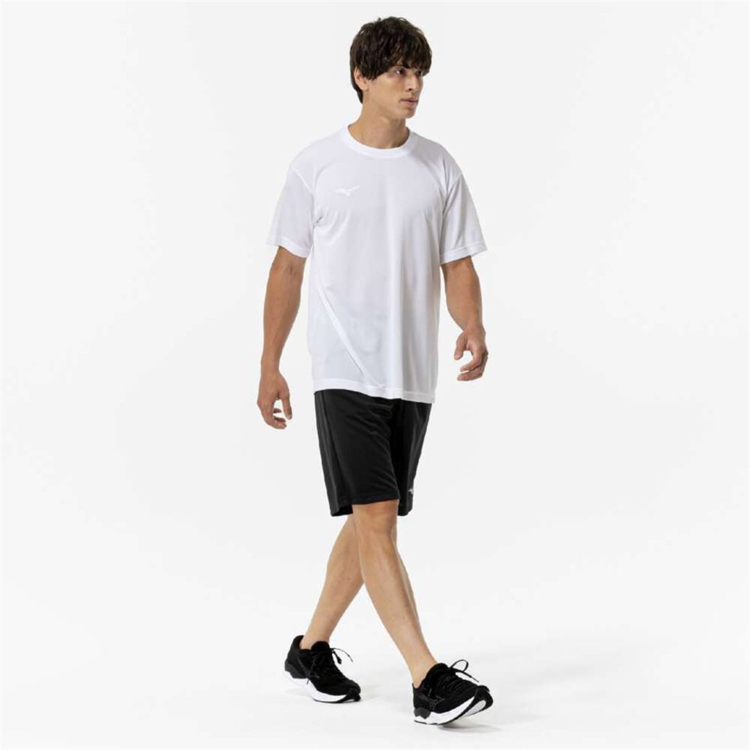 ナビドライTシャツ(半袖／丸首) ホワイト×ホワイト XL