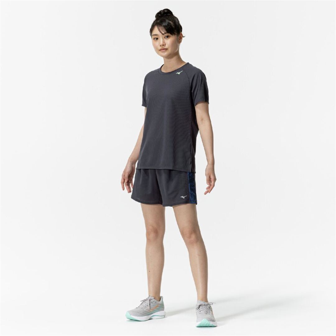 【汗処理／通気】ドライエアロフローTシャツ インディアグレー S