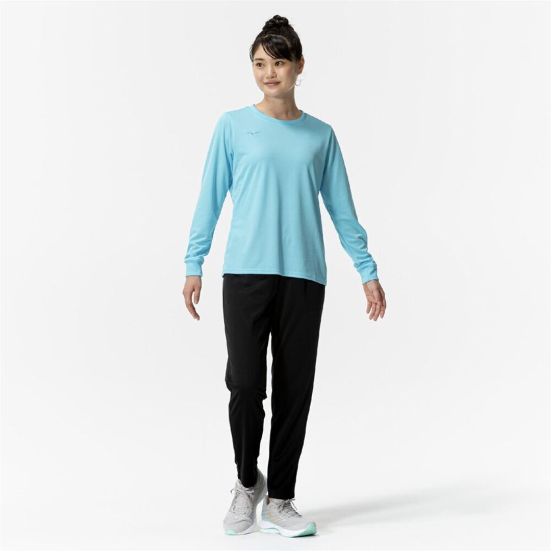 ナビドライTシャツ(長袖／丸首) スプラッシュブルー×ブルー XL