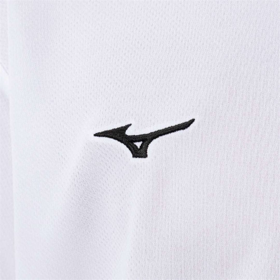 ナビドライTシャツ(半袖／丸首) ホワイト×ブラック 160