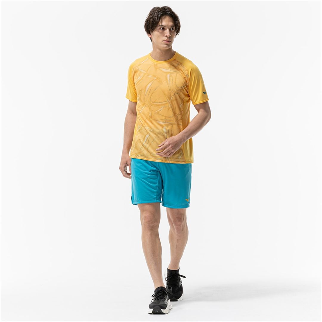 【汗処理／通気／軽量】ドライエアロフローライトTシャツ シトラスイエロー 2XL