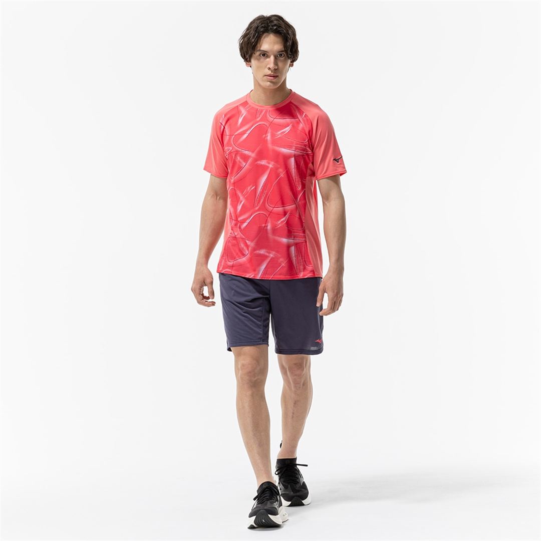【汗処理／通気／軽量】ドライエアロフローライトTシャツ カリプソピンク 2XL