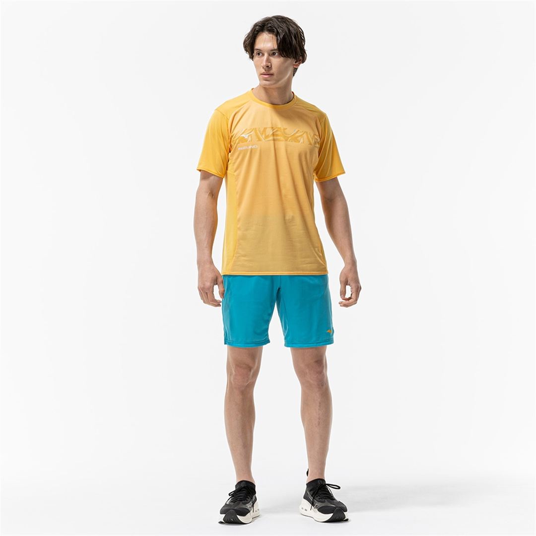 【汗処理／通気／軽量】ドライエアロフローライトTシャツ シトラスイエロー XL