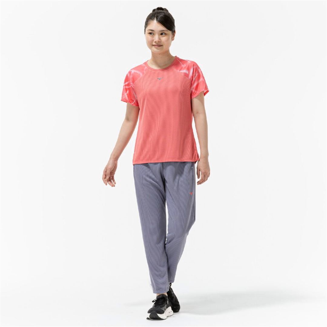 【汗処理／通気】ドライエアロフローTシャツ カリプソピンク S