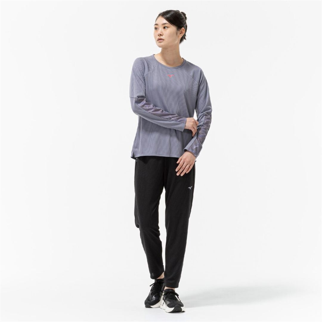 【汗処理／通気】ドライエアロフローTシャツ(長袖) グラナイトグレー L