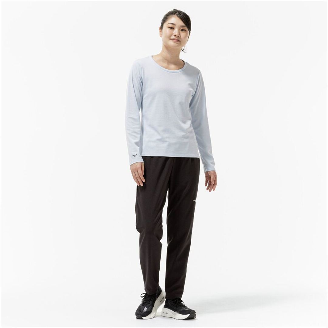 【吸湿発熱】ブレスサーモTシャツ(長袖) エアリーブルー XL