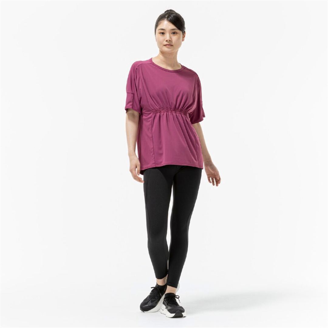 ストレッチスムースTシャツ カシスピンク XL