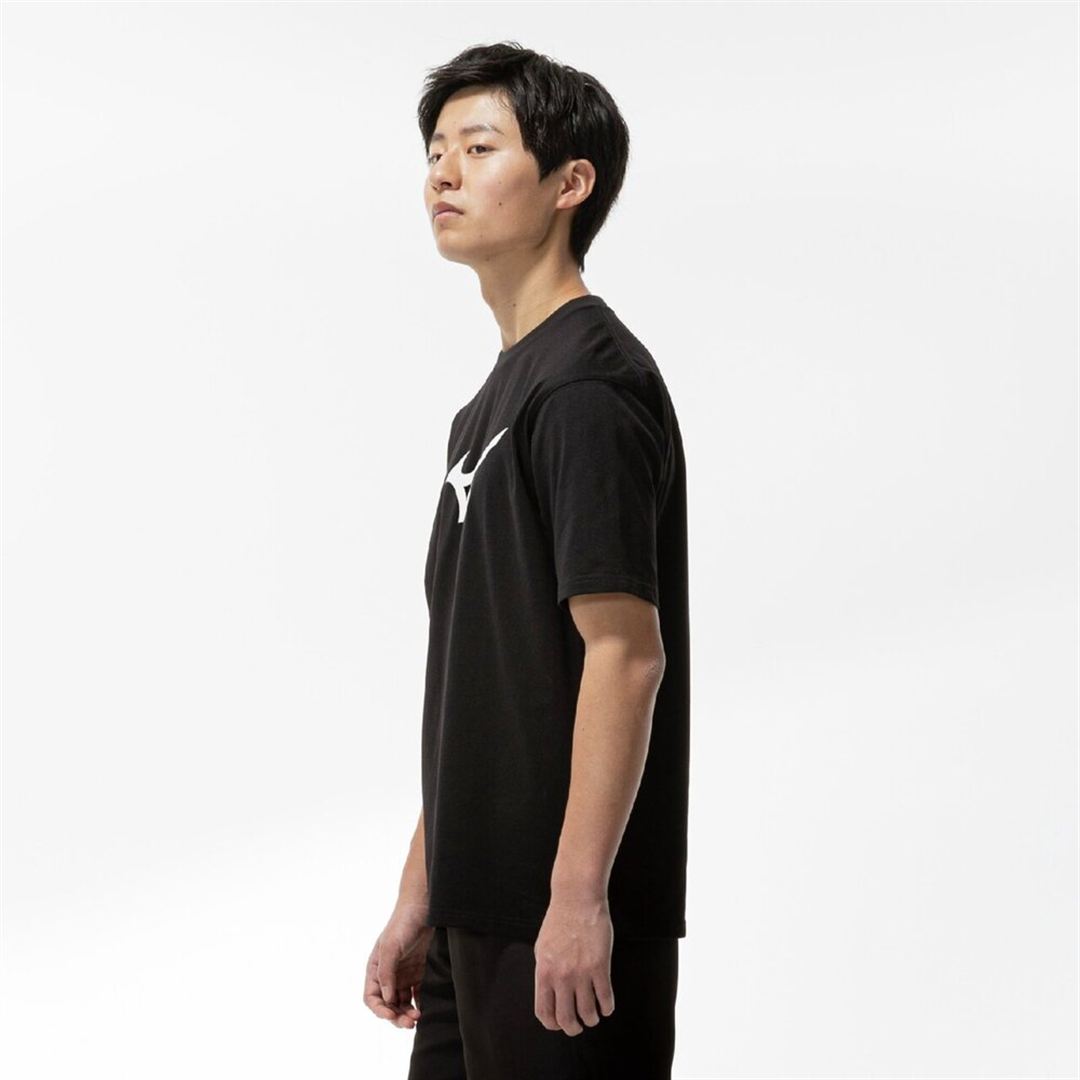 【ミズノ直営限定】THE MZ TEE ビッグロゴTシャツ ブラック XL