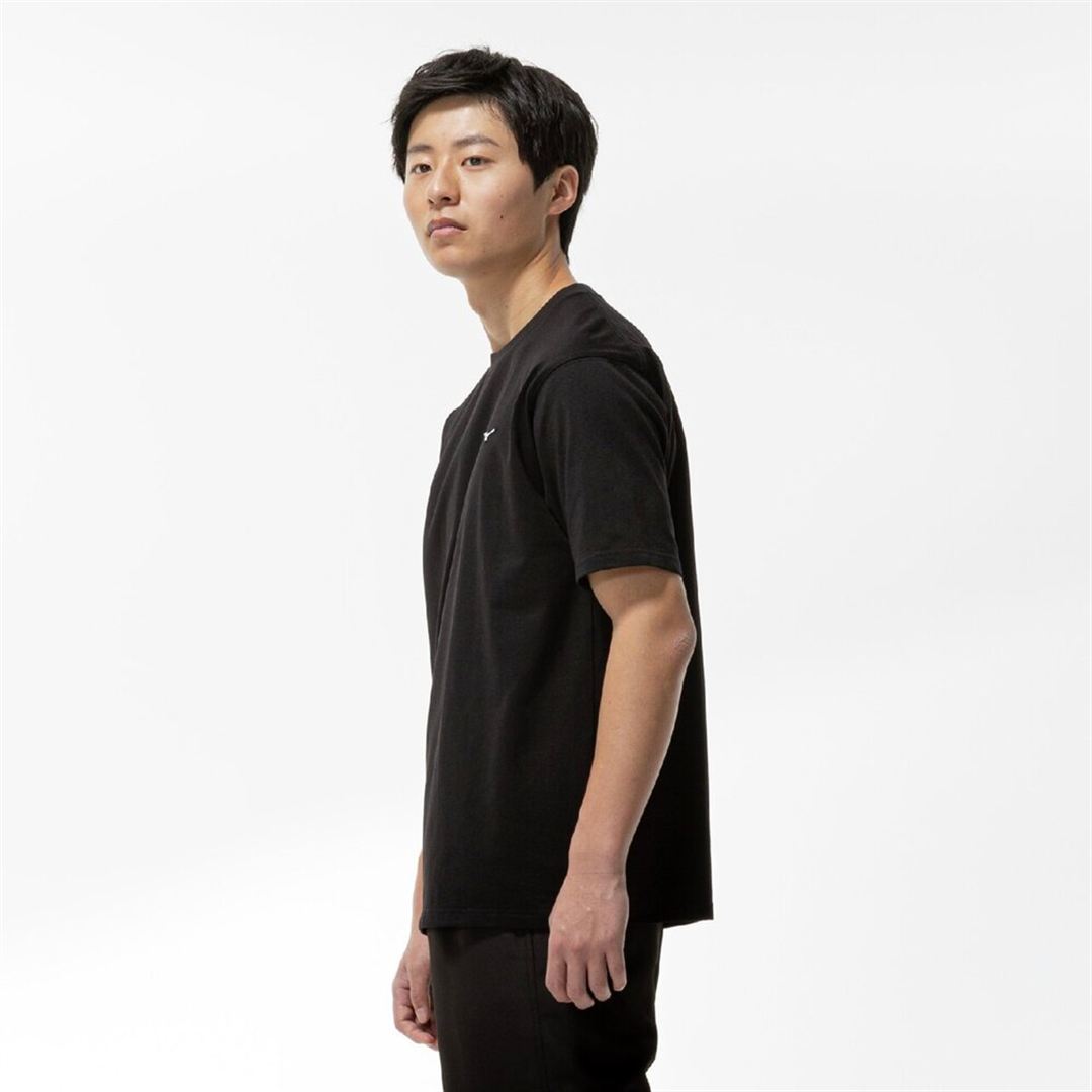 【ミズノ直営限定】THE MZ TEE ワンポイントロゴTシャツ ブラック XL