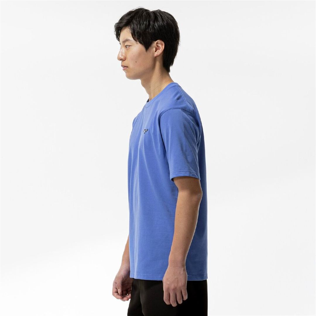 【ミズノ直営限定】THE MZ TEE ワンポイントロゴTシャツ マリンブルー XL