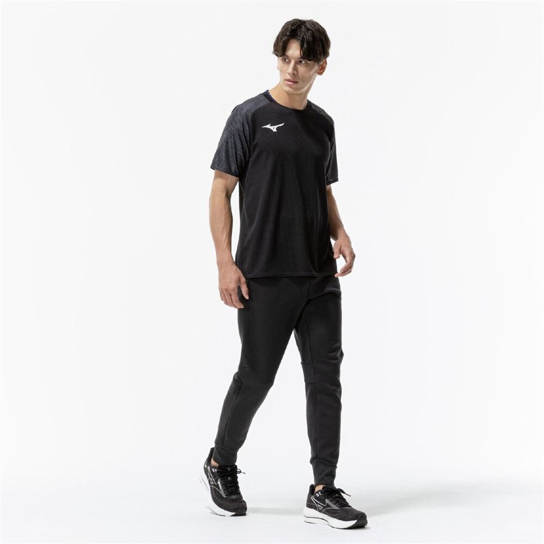 【汗処理／通気】ドライエアロフローTシャツ ブラック XS