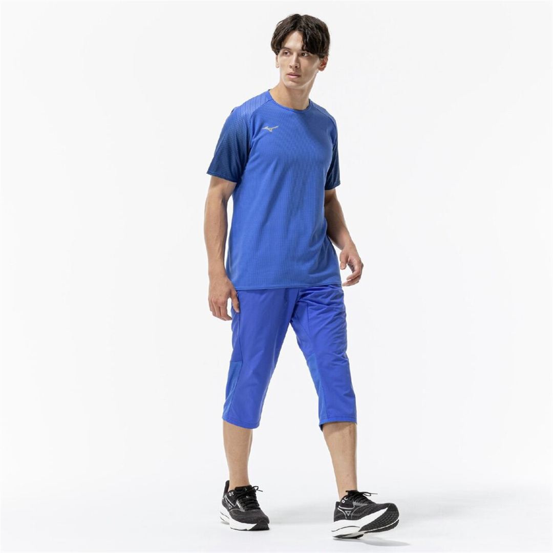 【汗処理／通気】ドライエアロフローTシャツ ダズリングブルー S