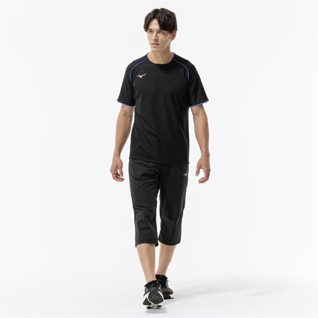 【汗処理／通気】ドライエアロフローTシャツ ブラック XL