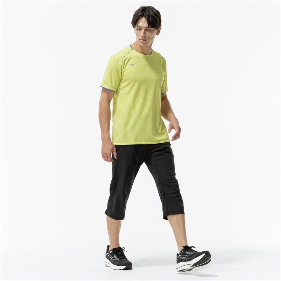 【汗処理／通気】ドライエアロフローTシャツ フォーチューンイエロー XL