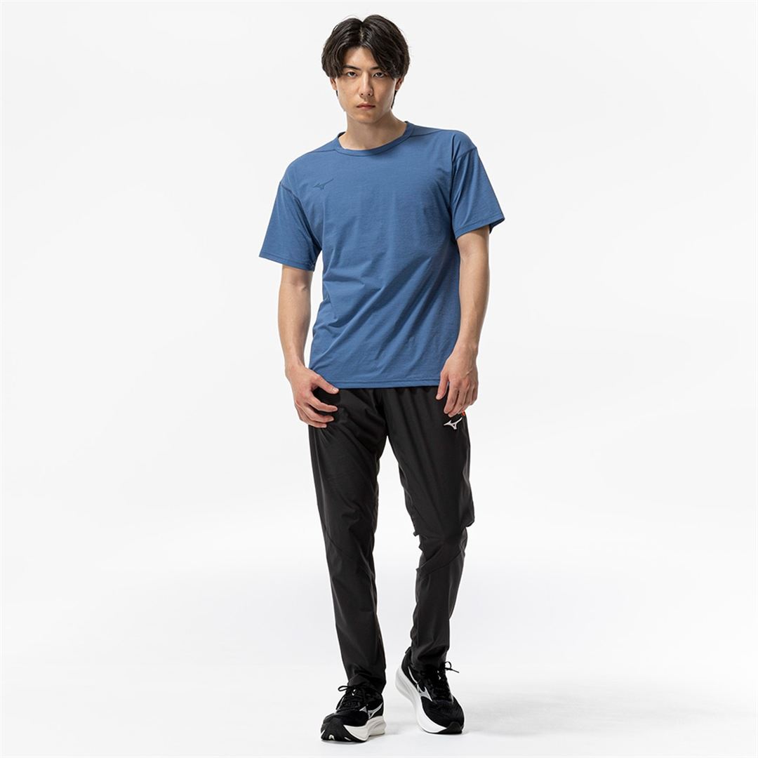 ストレッチソフトドライTシャツ ステラーブルー XL