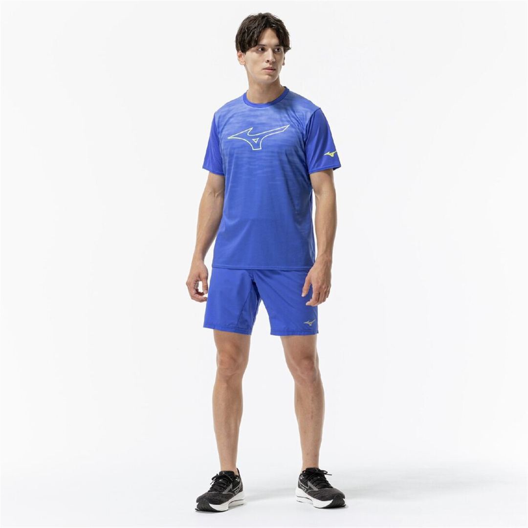 ドライハイブリッドTシャツ ダズリングブルー XL