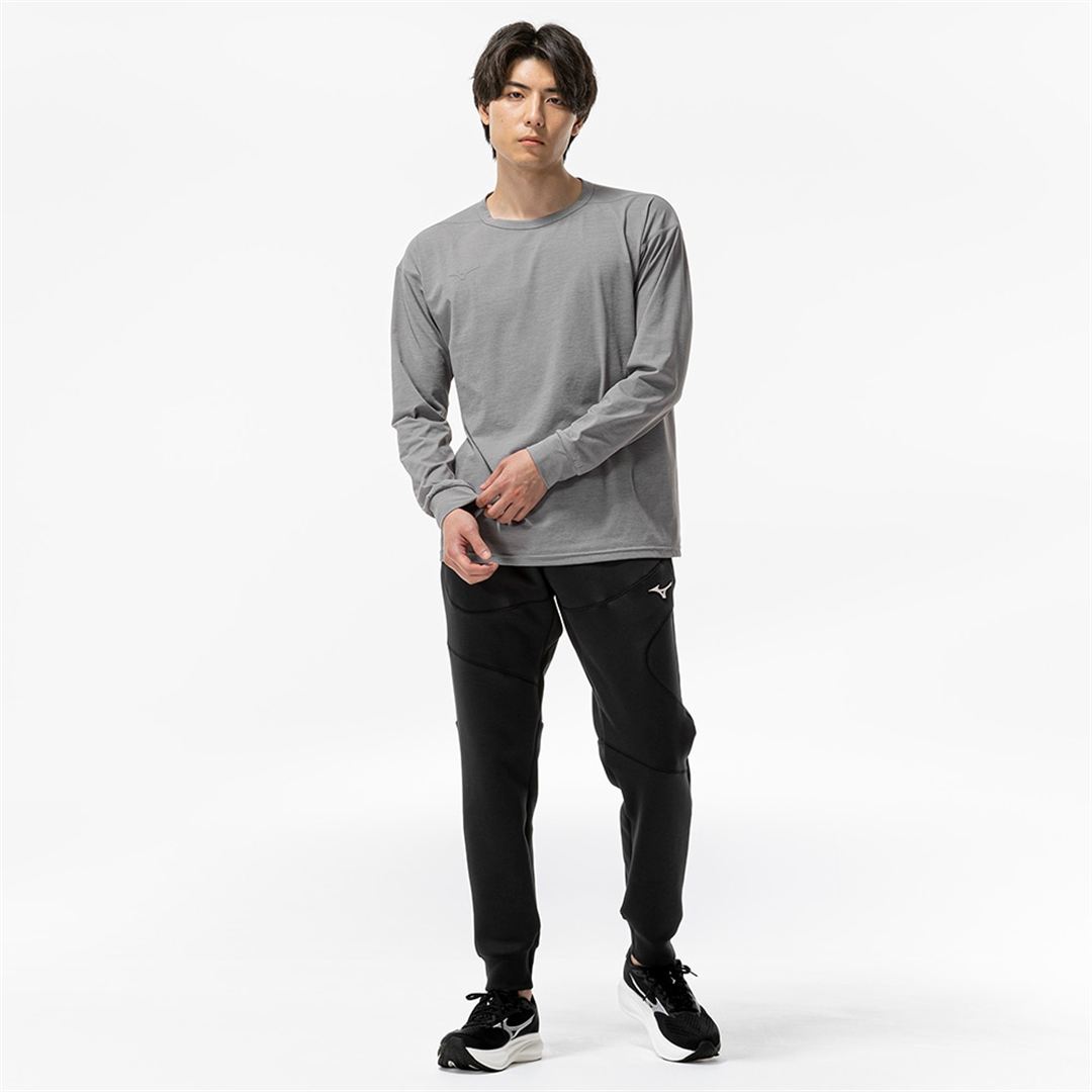 ストレッチソフトドライTシャツ(長袖) フロストグレー XL