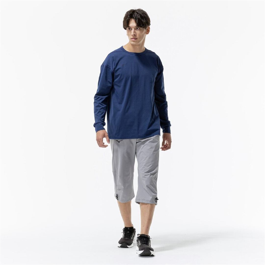 ストレッチソフトドライTシャツ(長袖) エステートブルー XL
