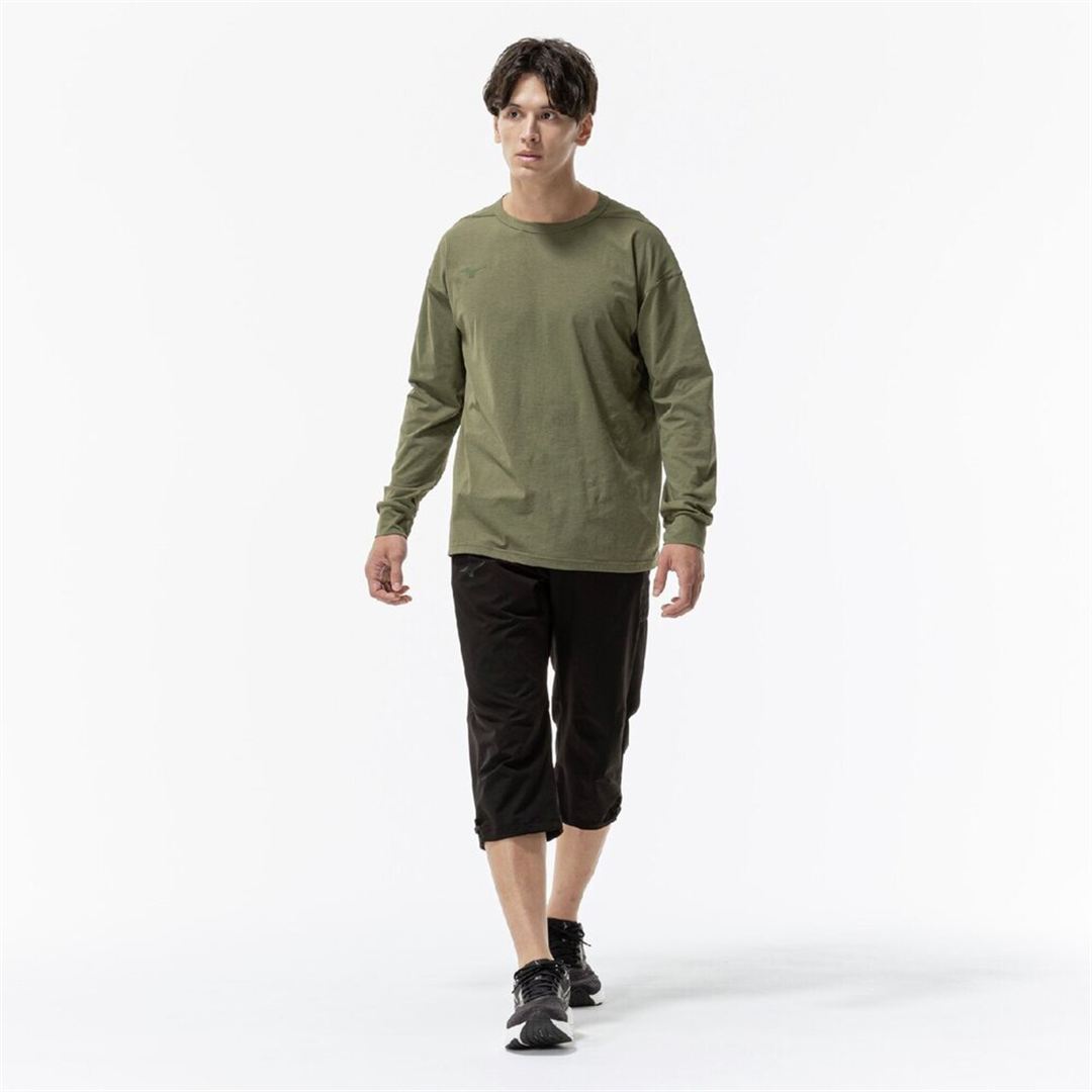ストレッチソフトドライTシャツ(長袖) フォーリーフグリーン XL