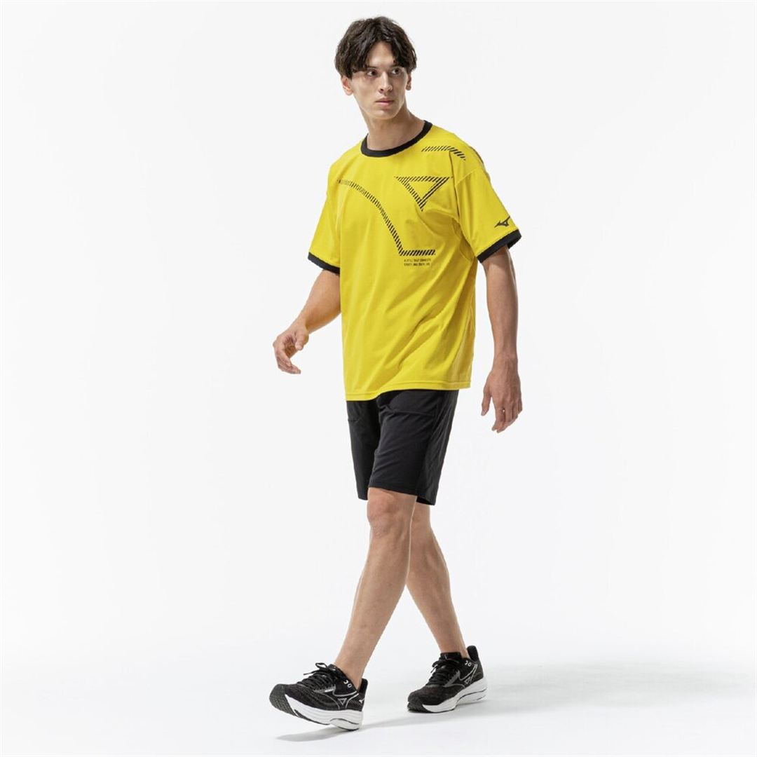 ストレッチソフトドライTシャツ マンゴーイエロー XL