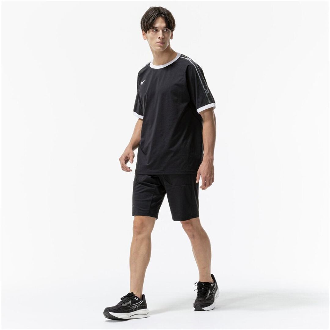 ストレッチソフトドライTシャツ ブラック XL