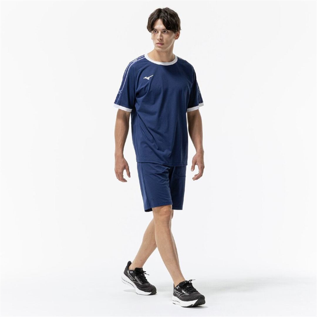 ストレッチソフトドライTシャツ エステートブルー XL