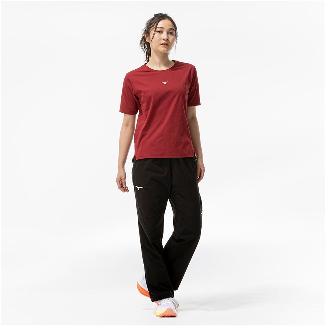 ストレッチソフトドライTシャツ ルバーブレッド XL