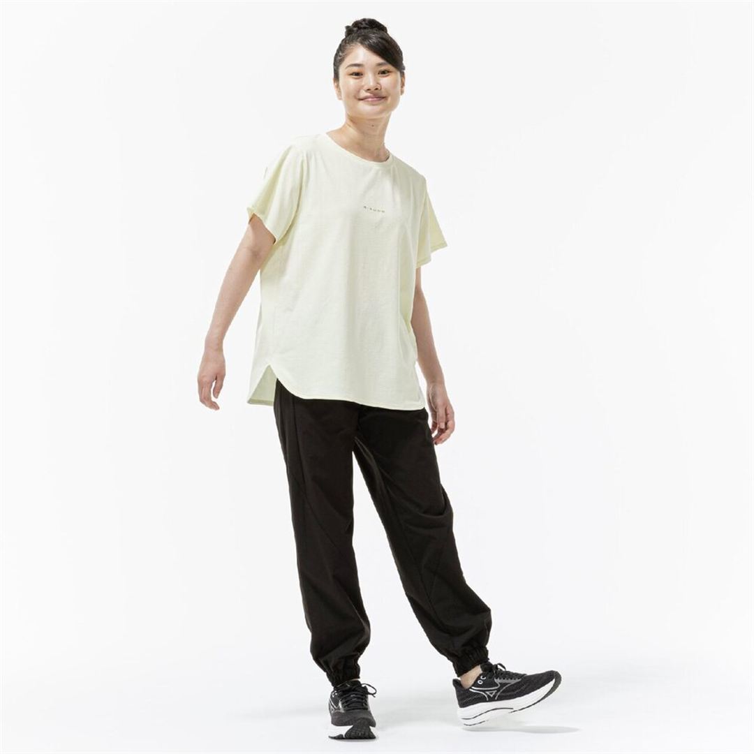 ストレッチソフトドライTシャツ(ワイドシルエット) ソフトサンドイエロー M