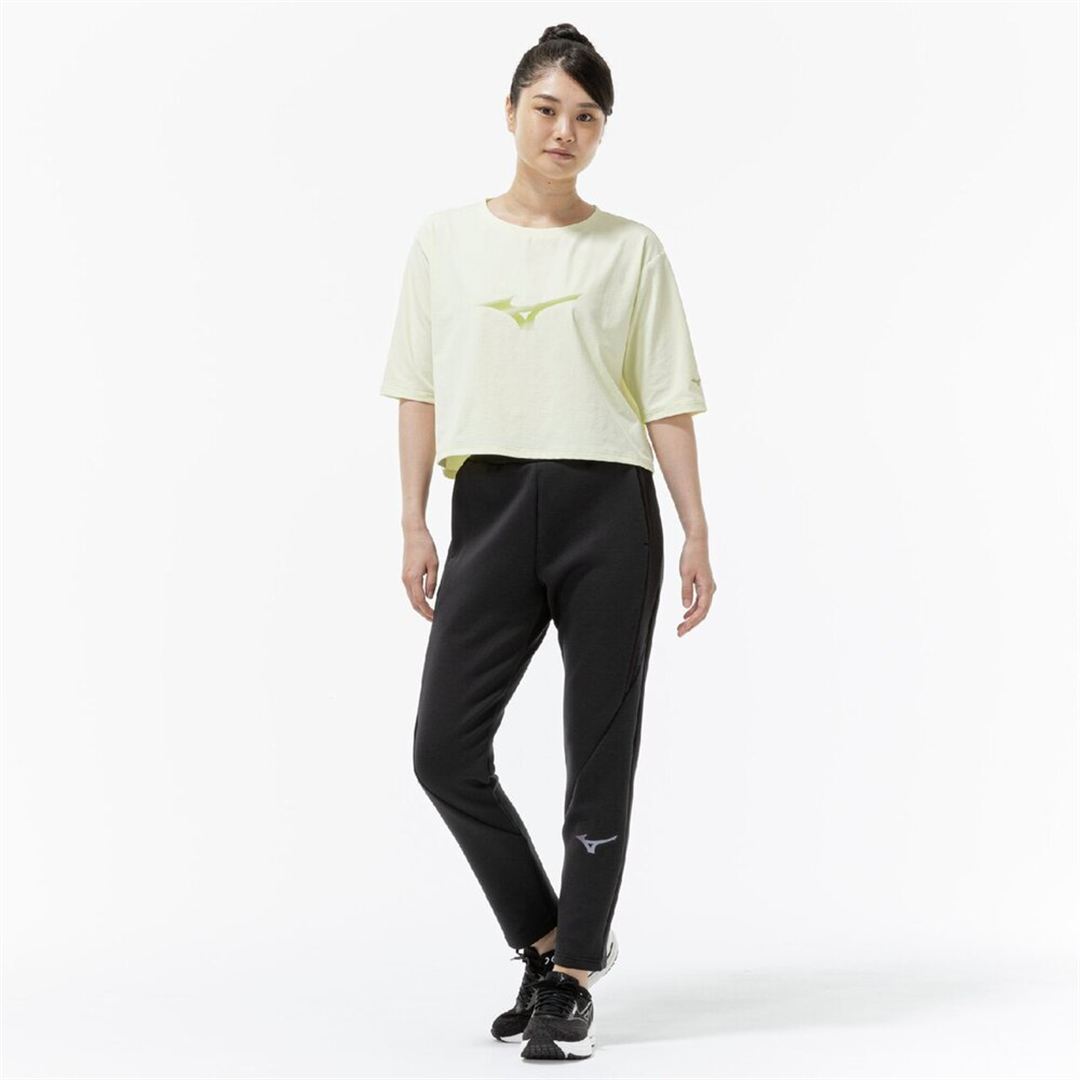 ストレッチソフトドライクロップドTシャツ(ワイドシルエット) ソフトサンドイエロー XL