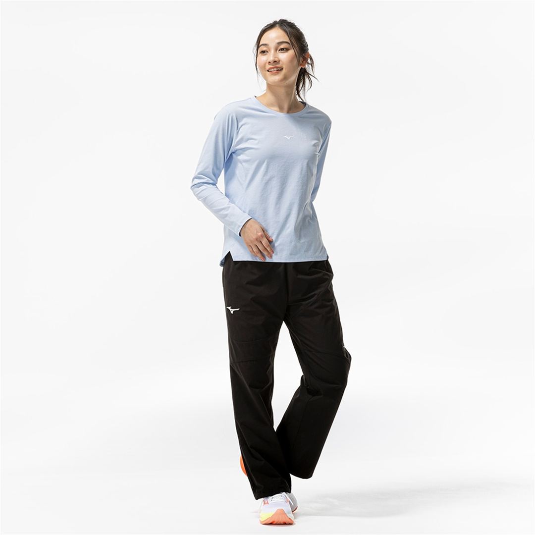 ストレッチソフトドライTシャツ(長袖) ペールブルー XL