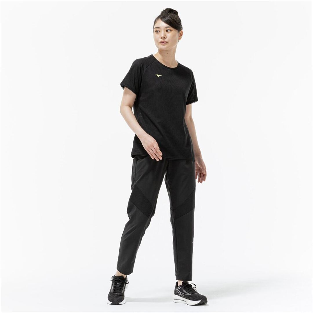 【汗処理／通気】ドライエアロフローTシャツ ブラック S