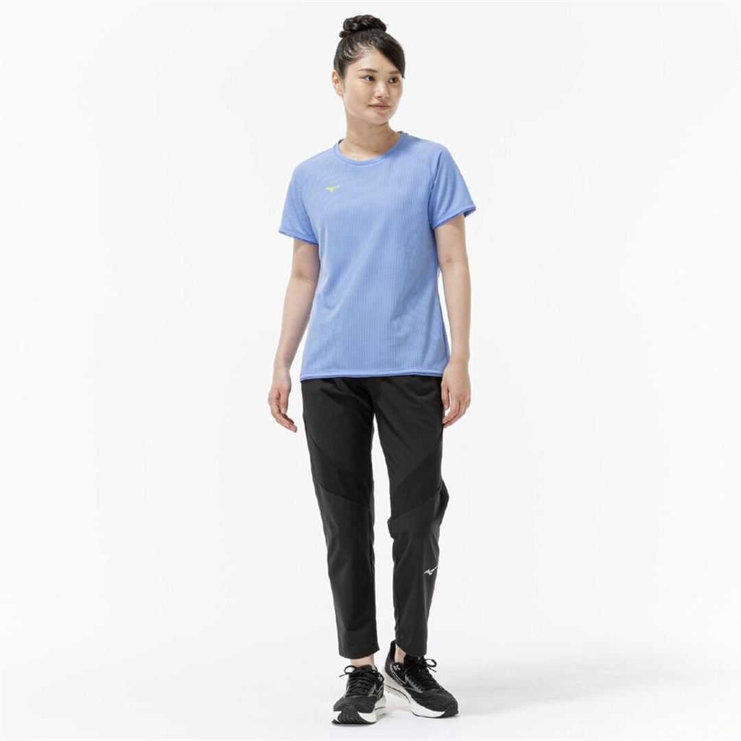 【汗処理／通気】ドライエアロフローTシャツ ヴィスタブルー XL